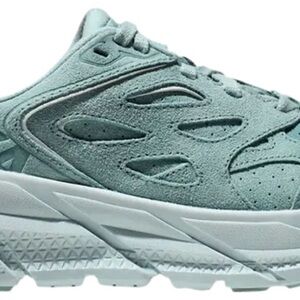 HOKA U Clifton L Suede Blue Ice Flow 8.5 1122571 CBIF